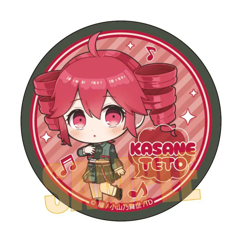 Kasane Teto: Trading Badges Blind Box - 1 Unidade Aleatória